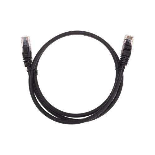 картинка Патч-корд U/UTP CAT 6, RJ45-RJ45, 26AWG, LSZH,  черный,  1м REXANT от магазина Сантехстрой