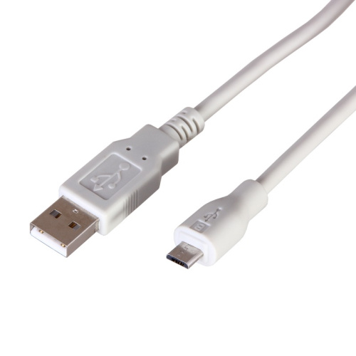 картинка Кабель USB (шт.  micro USB - шт.  USB A) 3 метра,  серый REXANT от магазина Сантехстрой