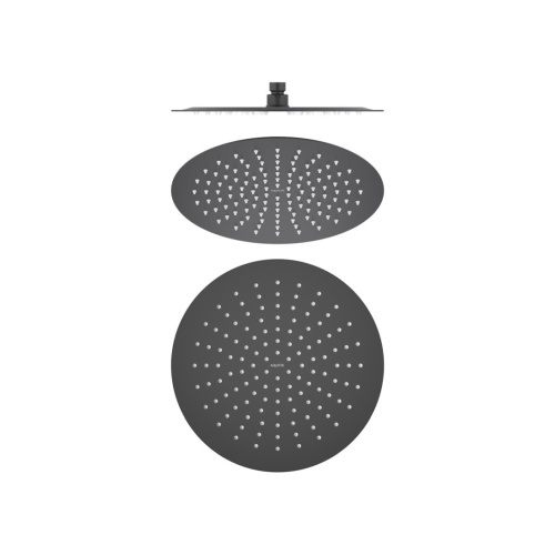 картинка Верхний душ AQUATEK, круглый, 300*2 мм, матовый черный AQ2075MB от магазина Сантехстрой