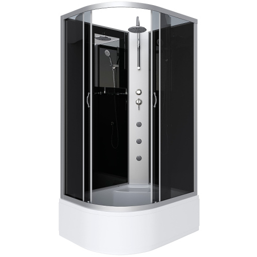 картинка Душевая кабина Niagara Classic 120x80 R NG-2510-14RBKTG с гидромассажем от магазина Сантехстрой