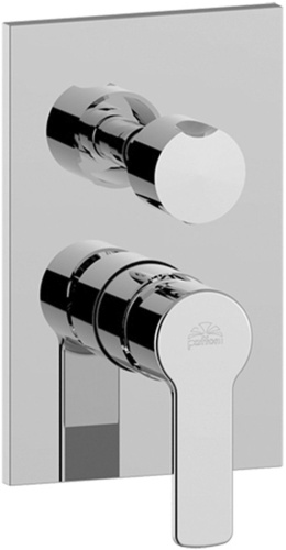 изображение смеситель для ванны paffoni tango ta018cr/м (с внутренней частью) хром