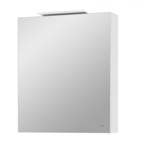 картинка 857645806 OLETA зеркальный шкаф левый 600 мм, 600х137х700 мм, c LED-светильником, включение от общего выключателя, белый глянец (Новый артикул) от магазина Сантехстрой