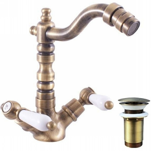 картинка смеситель для биде rav slezak mk521.5/9sm бронза