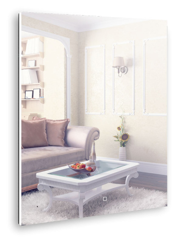 картинка Зеркало AZARIO Алмина 600х800 c подсветкой и диммером, сенсорный выключатель (ФР-1541) от магазина Сантехстрой