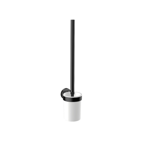 картинка Emco Round Ерш подвесной, держатель kunststof белая, цвет черный от магазина Сантехстрой