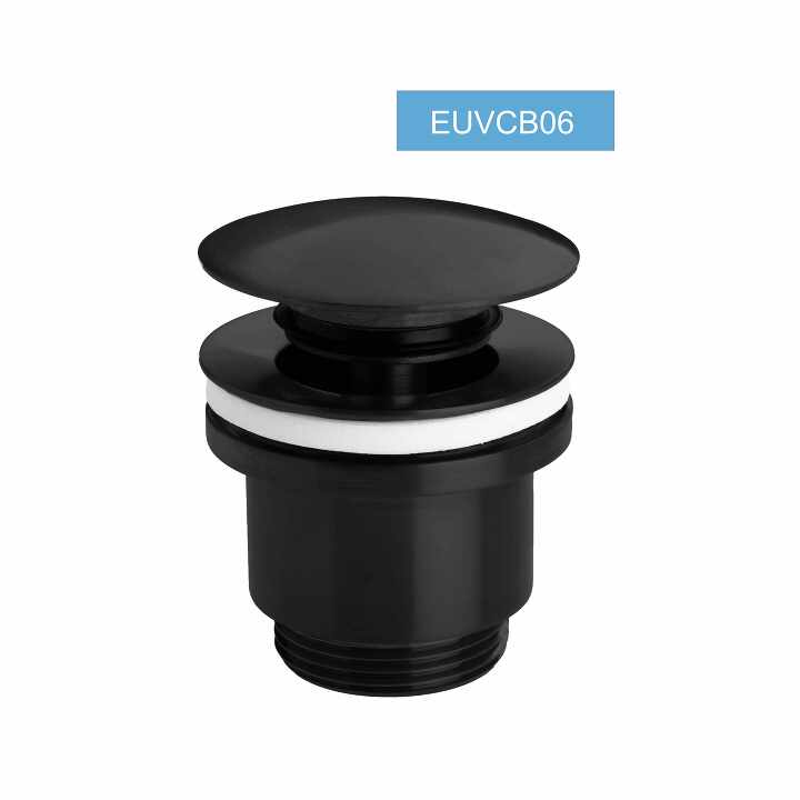 картинка Слив для умывальник CLICK - CLACK, латунный, черный от магазина Сантехстрой