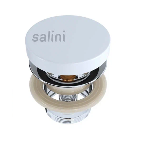 картинка Salini Донный клапан для раковины  D504 &amp;quot;Up&amp;Down&amp;quot;для Alda/Marea/Luce, S-Sence, цвет: белый глянцевый от магазина Сантехстрой