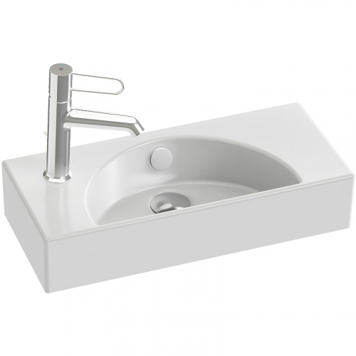 картинка Раковина Jacob Delafon Odeon Rive Gauche 50 L EGO112-55-00 Белая от магазина Сантехстрой