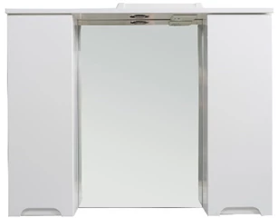 картинка Зеркало RUSH со шкафчиками PIONEER 90 Белый глянец (PIM79290W) от магазина Сантехстрой