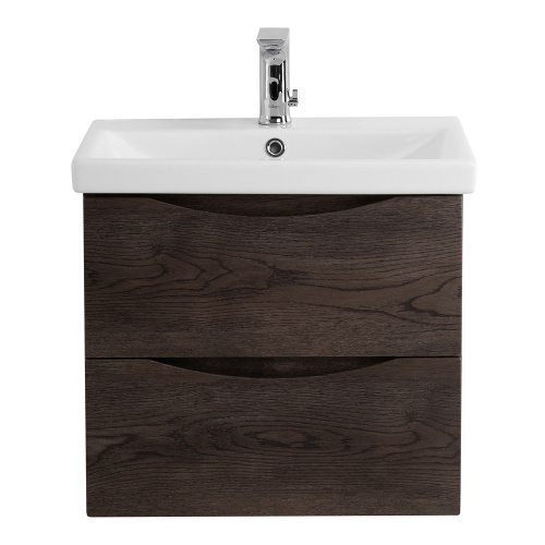 картинка Тумба под раковину подвесная BelBagno MARINO-CER-600-2C-SO-RNG-P Rovere Nature Grigio от магазина Сантехстрой