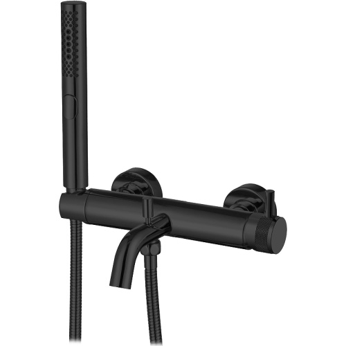 изображение смеситель для ванны allen brau priority 5.31d10-31 черный матовый