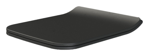 картинка Mirage (Zen) крышка для унитаза SLIM матовый черный от магазина Сантехстрой
