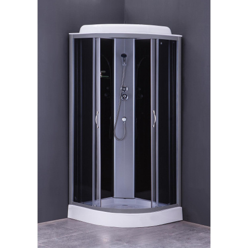 фотография душевая кабина loranto 80х80х215, поддон 13 см (cs-6681g)