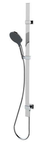 картинка Душевой комплект BOSSINI Apice с ручным душем, держателем, шланговым подсоединением и шлангом, хром (D48086.030) от магазина Сантехстрой