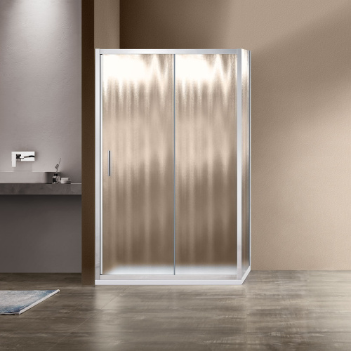картинка Душевой уголок Garda VSR-1G9016CH, 1600*900, хром, стекло шиншилла от магазина Сантехстрой