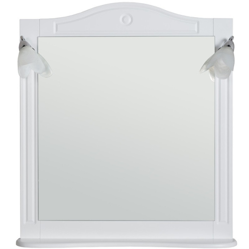 картинка Зеркало RUSH с полкой DEVON 105 Белый, матовый (DEM750105W) от магазина Сантехстрой