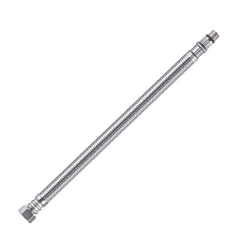 картинка Гибкая подводка Tucai 1/2"-М10х1 L17, 30см, в стальной оплетке для смесителя, вн. - нар. (3964) от магазина Сантехстрой