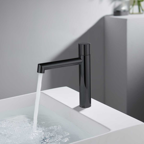 фотография смеситель для раковины desire vbf-1d3mb, черный