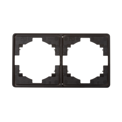 картинка Рамка ROUND 2-постовая оникс KRANZ от магазина Сантехстрой