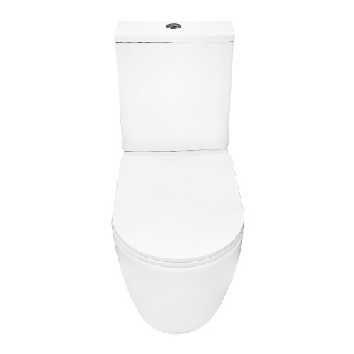 картинка Унитаз-компакт Azario Verona 360х660х800, напольный, безободковый, система смыва "Торнадо", в комплекте с быстросъемным сиденьем микролифт (AZ-8301) от магазина Сантехстрой