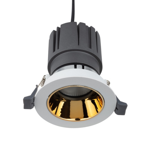 картинка Светильник встраиваемый поворотный REXANT Horeca Dark Light с антиослепляющим эффектом 12 Вт 4000 К LED GOLD от магазина Сантехстрой