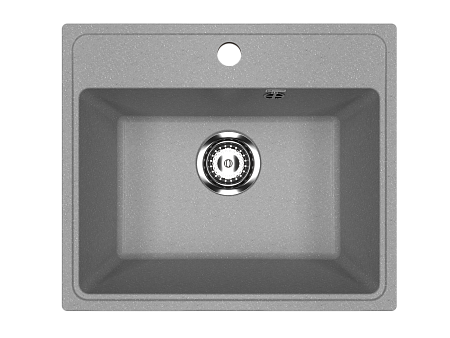 картинка Мойка кухонная ULGRAN Practik PR-M 490-003, светло-серый от магазина Сантехстрой