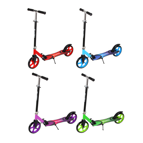 картинка SILAPRO Самокат складной 2-х колес., колеса (PU d=200мм ABEC-7), металл, до 90кг, h95-90-85х85см от магазина Сантехстрой