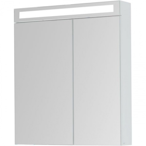 картинка Зеркальный шкаф Dreja Max 70 77.9007W с подсветкой Белый глянец от магазина Сантехстрой