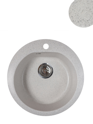 картинка Кухонная мойка круглая 505х190мм Reflexion Core RX1350TN, олово от магазина Сантехстрой