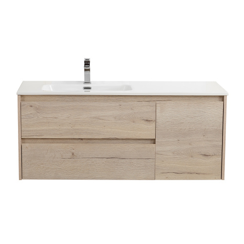 картинка Тумба под раковину подвесная BelBagno KRAFT-1200-2C-1A-SO-RGB-L Rovere Galifax Bianco от магазина Сантехстрой