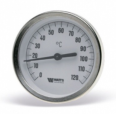 картинка Термометр F+R801 OR (TAS), 100 мм, гильза 75 мм от магазина Сантехстрой