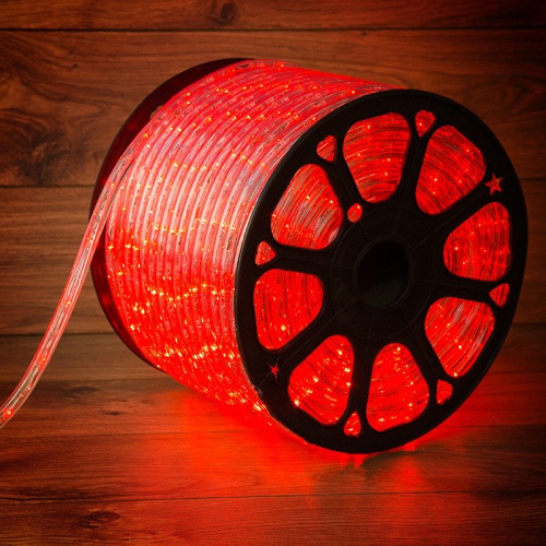 картинка Дюралайт LED,  постоянное свечение (2W) - красный Эконом 24 LED/м,  бухта 100м от магазина Сантехстрой