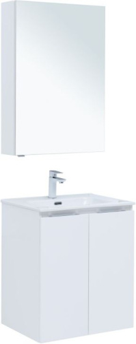 картинка Мебель для ванной Aquanet Алвита New 60 2 дверцы, белый матовый от магазина Сантехстрой