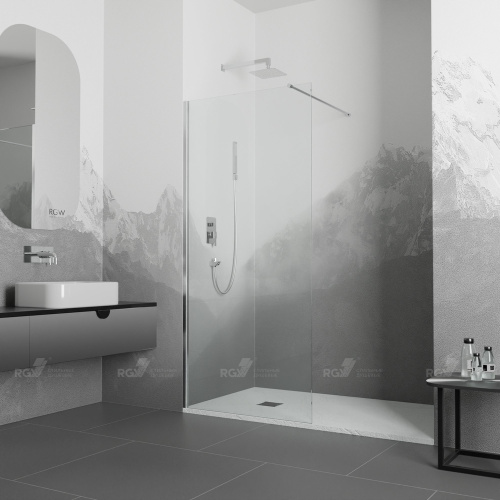 картинка Перегородка для душа RGW WA-010 (1200, Матовое-Сатинат) от магазина Сантехстрой