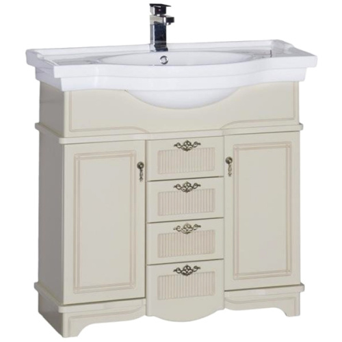 картинка Тумба под раковину Aquanet 176501 Бежевая от магазина Сантехстрой