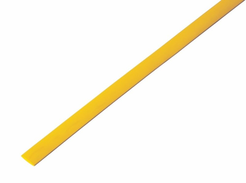 картинка Трубка термоусаживаемая ТУТ 5,0/2,5мм,  желтая,  упаковка 50 шт.  по 1м,  PROconnect от магазина Сантехстрой
