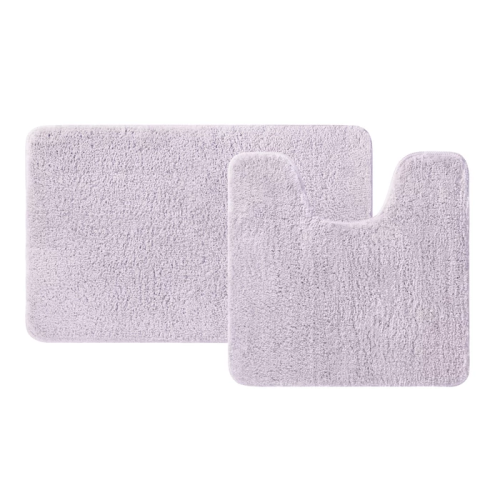 картинка Набор ковриков для ванной комнаты, 50х80 + 50х50, микрофибра, розовый, IDDIS (BSET04Mi13) от магазина Сантехстрой
