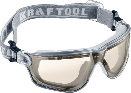 картинка Солнцезащитные прозрачные антибликовые очки KRAFTOOL ASTRO, линза с антибликовым покрытием, открытого типа с непрямой вентиляцией от магазина Сантехстрой