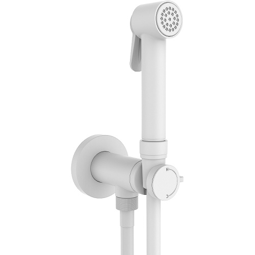 картинка Гигиенический душ со смесителем Bossini Paloma Brass E37007B.045 Белый от магазина Сантехстрой