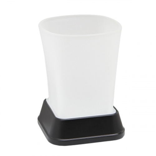 картинка Стакан для зубных щеток WasserKRAFT Amper Black K-5428B Черный от магазина Сантехстрой