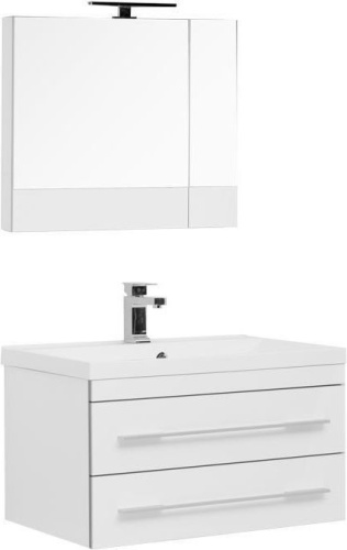 картинка Мебель для ванной Aquanet Верона 75 белый (подвесной 2 ящика) от магазина Сантехстрой