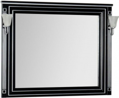 картинка Зеркало Aquanet Паола 120 черный/серебро от магазина Сантехстрой