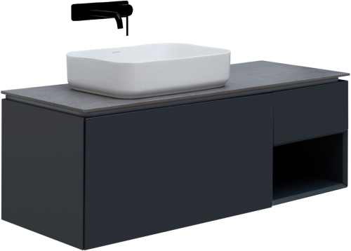 картинка Тумба под раковину Allen Brau Infinity 120 1.21006.AM L антрацит матовый от магазина Сантехстрой