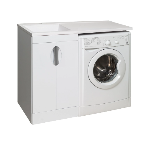 картинка Тумба под раковину Runo  (под умывальник Гамма 105 лайт правое/ левое крыло + кронштейн) Лира 45 (00-00000144) от магазина Сантехстрой