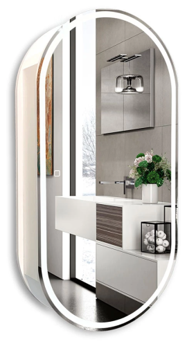 картинка Зеркало-шкаф SILVER MIRRORS "Soho" 500х1000 (LED-00002515) от магазина Сантехстрой
