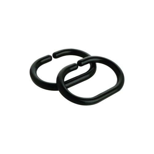 картинка Кольца для шторки FIXSEN 12 шт черные (FX-1000В) от магазина Сантехстрой