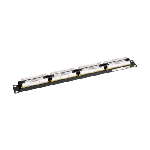 картинка Панель коммутационная 19" PRO,  1U,  24 порта, UTP,  RJ-45, CAT 6 REXANT от магазина Сантехстрой