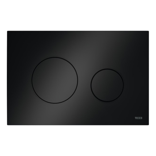 картинка TECEloop 2.0 Пластиковая панель смыва унитаза для системы двойного смыва, черный глянц. от магазина Сантехстрой