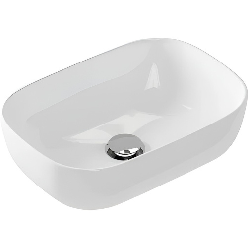 картинка Раковина Cersanit  на столешницу MODUO 50 SQUARE 0 отв. (63570) от магазина Сантехстрой