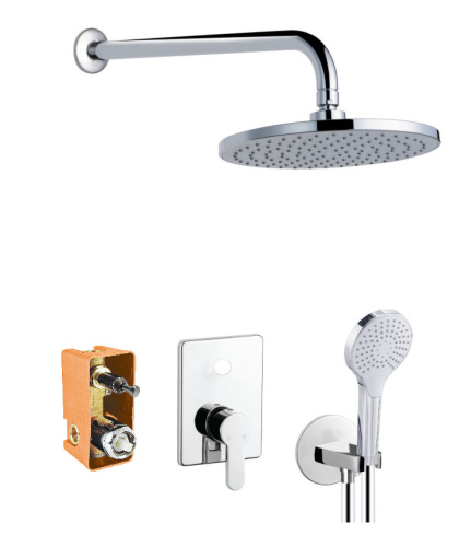 картинка Промо-комплект встраиваемый для душа AZARIO TEVIS, хром (AZ-15490721) от магазина Сантехстрой